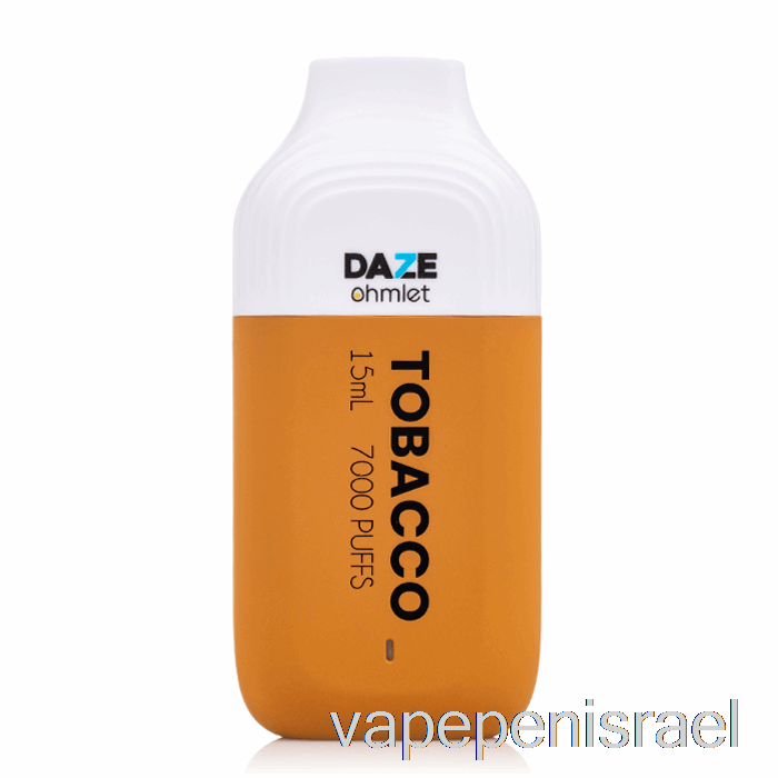 חד פעמי Vape Israel 7 Daze Ohmlet 7000 טבק חד פעמי